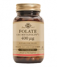 SOLGAR Folate (metafolin) / 50 tabs.
