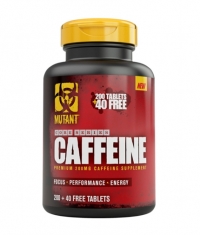 MUTANT CAFFEINE Premium 200mg / 200tabs. + 40 FREE tabs