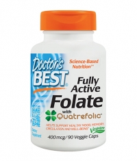 DOCTOR\'S BEST Fully Active Folate 400mcg / 90 Vcaps.