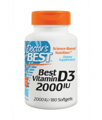 DOCTOR\'S BEST Vitamin D3 2000IU / 180 Soft.