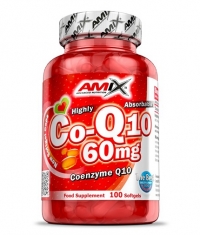 AMIX Coenzyme Q10 60 mg. / 100 Softgels.