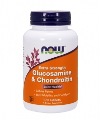 NOW Glucosamine & Chondroitin Sulfate Extra Strength / 120 Tabs.
