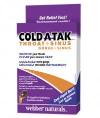 WEBBER NATURALS Cold-A-Tak® Throat + Sinus Echinilin® / 30softgels.