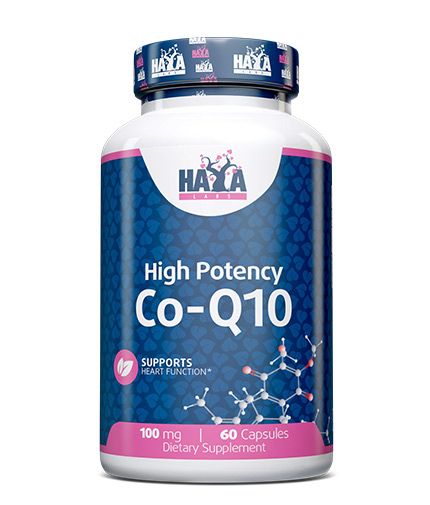HAYA LABS High Potency Co-Q10 100mg. / 60 Vcaps.