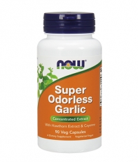NOW Super Odorless Garlic / 90Vcaps.