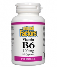 NATURAL FACTORS Vitamin B6 100mg / 90Tabs.