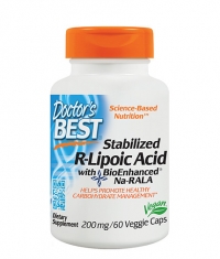DOCTOR\'S BEST Stabilized R-Alpha-Lipoic Acid 200mg. / 60 Vcaps.