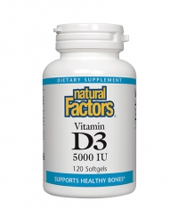 NATURAL FACTORS Vitamin D3 5000 IU / 120 Vcaps