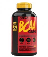 MUTANT 100% Free Form BCAAs In Ultra-fast Capsule Delivery / 200caps
