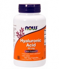 NOW Hyaluronic Acid with MSM / 120 Caps