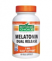 BOTANIC CHOICE Melatonin 3mg Dual Release / 60 Vcaps