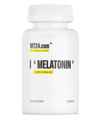 VIT24.COM Melatonin 1 mg / Nighttime Sleep Aid / 300 Tabs