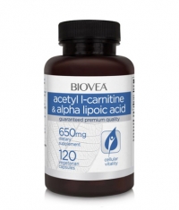 BIOVE_OLD_A Acetyl L-Carnitine + Alpha Lipoic Acid 650 mg / 120 Caps