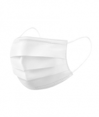 CONSUMATIVES Disposable Mask / White / 50 Pieces