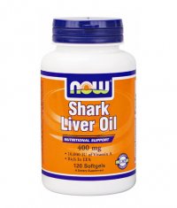 NOW Shark Liver Oil 400mg. / 120 Softgels