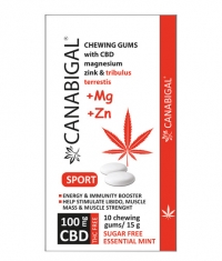 CANABIGAL Gums with CBD, Magnesium, Zinc and *** / 10 Chewing Gums