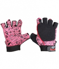 Armageddon Sports Lady's Gloves Pink Flower