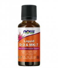 NOW Liquid D-3 & MK-7 / 30 ml