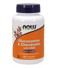 NOW Glucosamine & Chondroitin with MSM / 180 Caps.