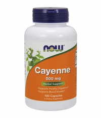 NOW Cayenne 500mg. / 100 Caps.