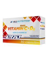 ALLNUTRITION Vitamin C 1000 + D3 / 30 Caps