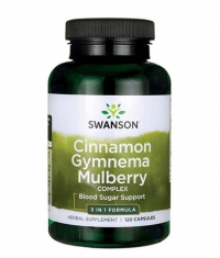 Swanson_health Cinnamon Gymnema Mulberry Complex / 120 Caps.