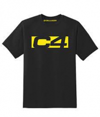 *** T-Shirt Black with Yellow Logo