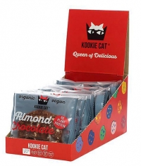 KOOKIE CAT Organic Protein Cookie With Almonds and Dark Chocolate Box / 12 x 50 g