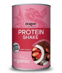 DRAGON SUPERFOODS Organic Protein Shake with Strawberry and Coconut