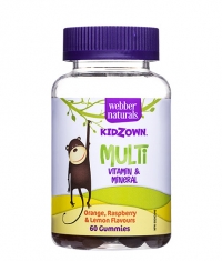 WEBBER NATURALS Kidzown Multi Vitamin and Mineral for Children / 60 Gummies
