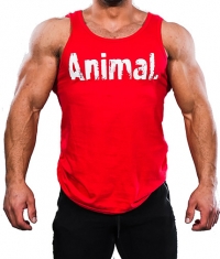 UNIVERSAL ANIMAL Animal Red Tank White Logo