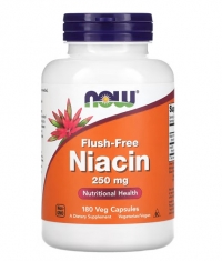 NOW Flush-Free Niacin 250 mg / 180 Vcaps