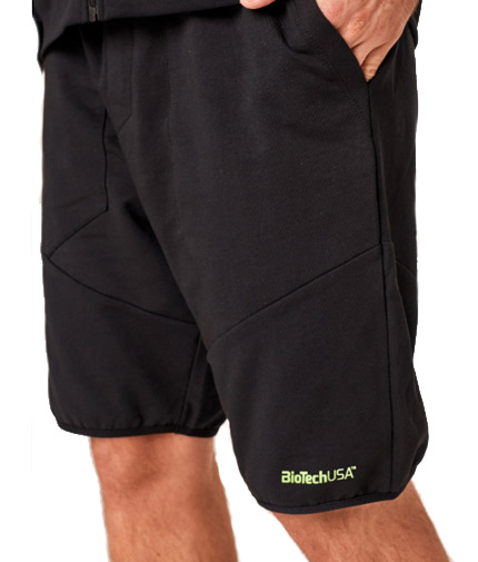 PROMO STACK REBOUND Men's Cotton Shorts / Black