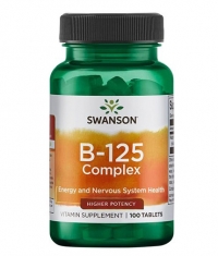 SWANSON Vitamin B-125 Complex / 100 Tabs.
