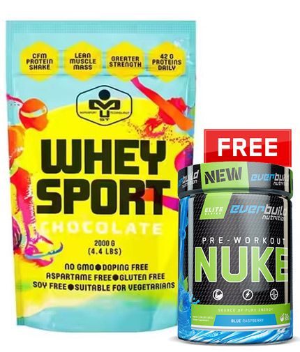 PROMO STACK Whey Sport Protein + FREE NUKE