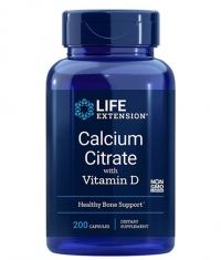 LIFE EXTENSIONS Calcium Citrate with Vitamin D / 200 Caps