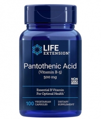 LIFE EXTENSIONS Pantothenic Acid (Vitamin B5) 500 mg / 100 Caps