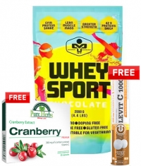 PROMO STACK Whey Sport + FREE ZINXAVir + FREE Cranberry Premium
