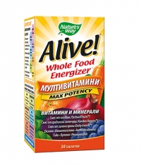NATURES WAY Alive Whole Food Energizer Multi-Vitamins 30 Tabs.