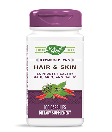 natures-way Hair & Skin With MSM & Glucosamine 100 Caps.
