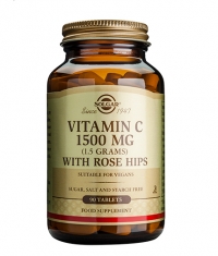 SOLGAR Vitamin C + Rose Hips 1500mg / 90 tabs.