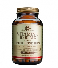 SOLGAR Vitamin C + Rose Hips 1000mg / 100 tabs.